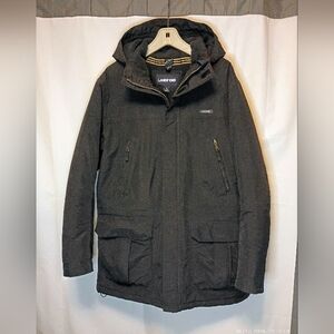 Lands' End Squall Waterproof Parka Jacket Black Large Like New